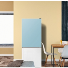 하이얼 아쿠아 글램글라스 스마트 콤비 냉장고 HRP176MDMW 172L 블루