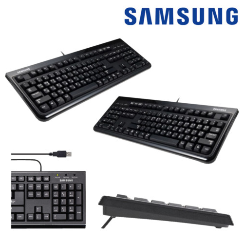삼성정품 키보드 SPA-JKA1BUB 블랙 무소음 저소음 유선 사무용 키감좋은