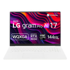 LG전자 2025 그램 Pro 17 AI 코어Ultra5 인텔 지포스 RTX 4050 WQXGA 애로우레이크에센스 화이트 · 512GB · 32GB · WIN11 Home · 17Z90TR-SAFWK