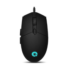 큐센 LED USB 유선마우스