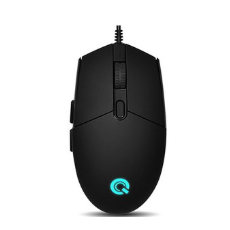 큐센 LED USB 유선마우스