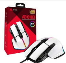 에이투 고감도 LED 유선 USB 게이밍 마우스 AG0103
