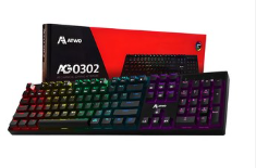에이투 게이밍 LED 기계식 유선 일반형 키보드 USB 리니어
