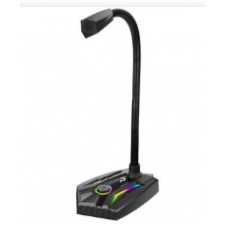 로이체 유선 RGB LED 게이밍 스탠드 USB 마이크