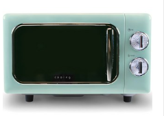 쿠잉전자 레트로 전자레인지 다이얼식 20L 파스텔민트