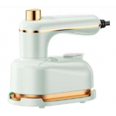 Nixegym 휴대용 스팀 다리미안전 온수받침대 포함 2in1 스티머 및 다리미 옷용 미니 여행용 가볍고 컴팩트한 가정용 출장용 호텔용그린