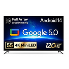 더함 CHiQ 4K QLED MiniLED UHD DLG 120Hz 로컬디밍 돌비 AI 구글 5.0 스마트TV