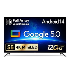 더함 CHiQ 4K QLED MiniLED UHD DLG 120Hz 로컬디밍 돌비 AI 구글 5.0 스마트TV