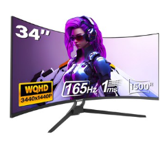 34인치 울트라와이드 커브드 게이밍 모니터 165Hz UWQHD 4k 27인치 모니터 200Hz FHD 커브드 컴퓨터 화면 Gawfolk 할인중