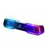 로이체 2채널 멀티미디어 RGB 레인보우 LED 게이밍 사운드바 스피커