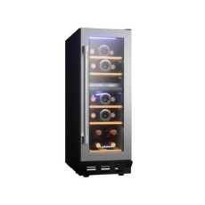 루즈톨렌트 34병 와인 쿨러 24인치 냉장고 듀얼 존 내장 또는 언더 카운터 41~64 F 디지털 터치스크린 3중 유리 가정용 프렌치 도어 와인셀러 2개 상업용