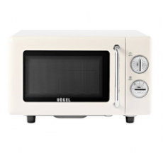 보겔 레트로 플랫 전자레인지 크림 다이얼식 20L