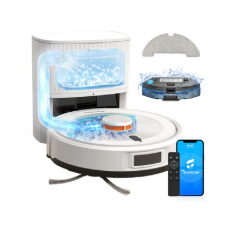 틴도우 고성능 LDS센서 물걸레 먼지비움 로봇청소기 전용앱연동 매핑기능+제한 구역 설정