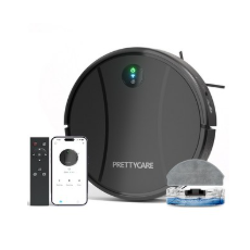 프리티케어 스마트 물걸레 로봇청소기 블랙