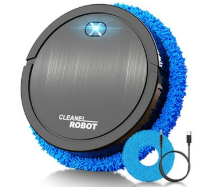 가정용 로봇 대걸레 무선 자동 스마트 경로 계획 초슬림 조용함 충돌 방지 원목타일작은 공간용블랙