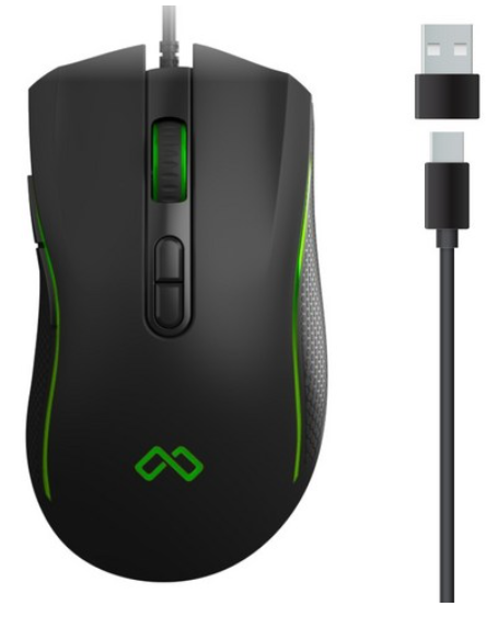 맥스틸 C타입 USB 무소음 게이밍 유선 마우스 GM-C3U