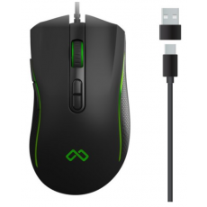 맥스틸 C타입 USB 무소음 게이밍 유선 마우스 GM-C3U