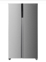 쿠잉전자 레트로 저소음 435L 2도어 양문형 냉장고 방문설치