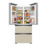 2등급 딤채 스탠드형 김치냉장고 551L 샤인스노우오트밀 4도어 개별냉각 도어포켓 투명김치용기포함