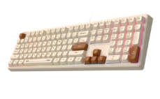 앱코 저소음 풀배열 멤브레인 108키 키보드