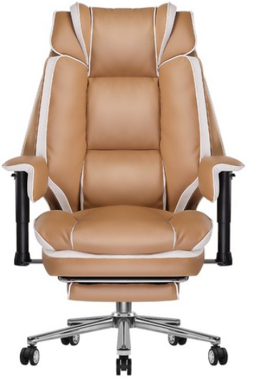 벤트론스 침대형 중역의자 하중150KG 게이밍 의자 컴퓨터 사무용 가죽의자 리클라이너 160도 틸팅조절 발받침대 2D팔걸이