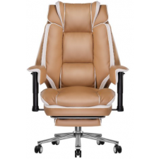 벤트론스 침대형 중역의자 하중150KG 게이밍 의자 컴퓨터 사무용 가죽의자 리클라이너 160도 틸팅조절 발받침대 2D팔걸이