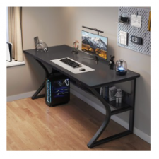 루나글램 게이밍 컴퓨터 책상 하단 선반 1600