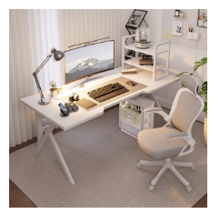 K자 다용도 게이밍 컴퓨터 책상