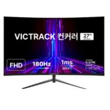 빅트랙 FHD 컨커러 180Hz 게이밍 커브드 모니터