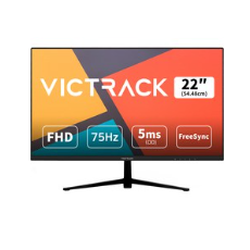 빅트랙 FHD 54.48cm 리얼 75Hz 평면 게이밍 모니터 블랙