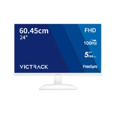 빅트랙 FHD 화이트 모니터