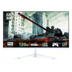 픽셀아트 FHD IPS 120Hz 모니터 화이트