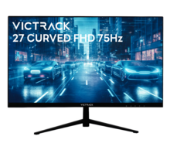 빅트랙 FHD 리얼 75Hz 커브드 게이밍 모니터 블랙