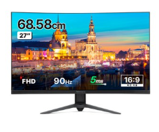 뉴싱크 FHD 커브드 모니터