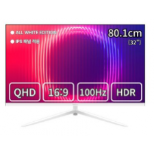 뷰싱크 32인치 QHD 슬림베젤 화이트 모니터 100Hz 게이밍 사무용 멀티 하이브리드