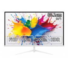 뷰싱크 32인치 FHD 슬림베젤 100Hz 화이트 모니터 게이밍 사무용 멀티 하이브리드